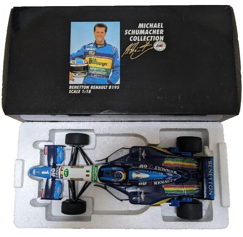 ミニカー MINICHAMPS BENETTON RENAULT B195 1/18 MINICHAMPS 1/18 - BENETTON RENAULT B195 - WINNER GP FRENCH