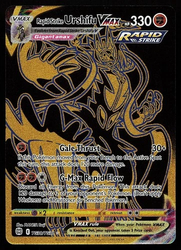 Rapid Strike Urshifu VMAX TG30/TG30 Brilliant Stars Trainer Gallery Pokemon Card