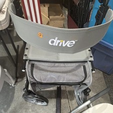 Drive 4-Wheel Rollator Walker, Gray, Adult/Senior, Storage Compartment