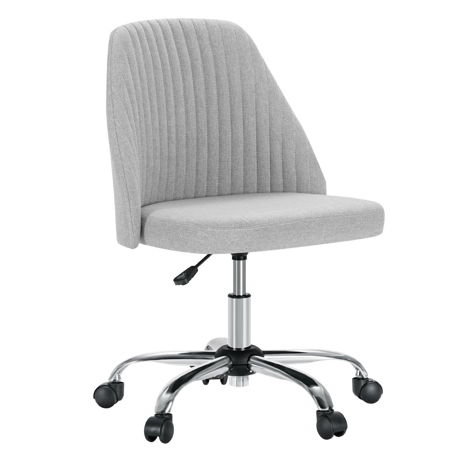 Modern Cute Rolling Office Desk Chair with Wheels - Swivel Vanity Task Chair