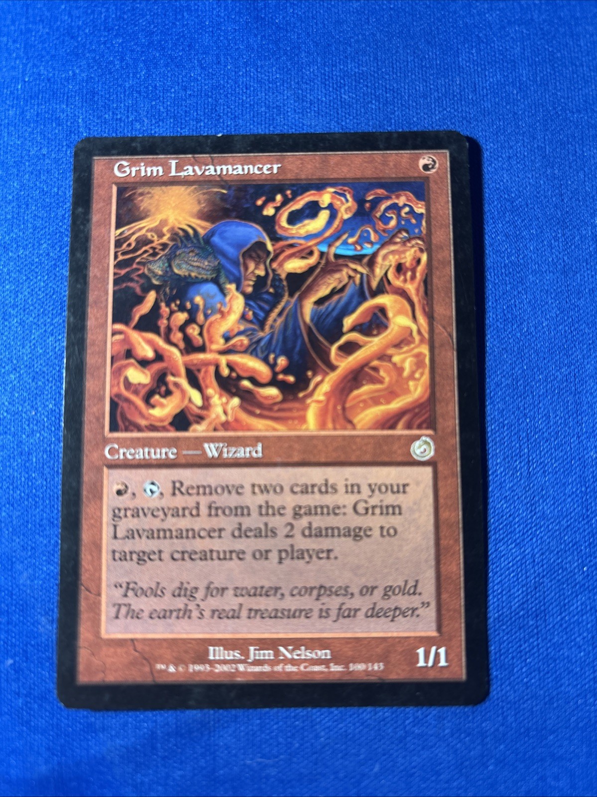 GRIM LAVAMANCER LP Torment Original mtg Magic fast shipping