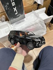 118 Scale Lcd Toyota Lexus Lx570 Black Diecast Model Car
