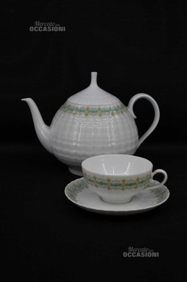 Lorenz Hutschenreuth Germany Teeservice 6 Personen + Teekanne Milchkännchen Zucker