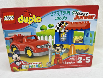 Lego Duplo Disney Jr Mickey's Workshop 10829 Never Opened 18 Pc Age 2-5