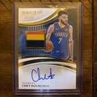 Chet Holmgren 2024-25 Panini Immaculate Collection GAME USED Patch Auto /25