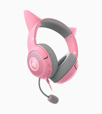 Razer Kraken BT Kitty Edition RGB Gaming Quartz Pink Headset Bluetooth 5.0 New