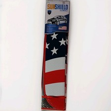 Sun Shade Windshield Sun Shade American Flag Sunshade 27x58 Vehicle Cool Protect