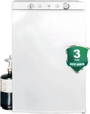 SMAD 3.5 CuFt Propane Gas Fridge Freezer Refrigerator Camper RV Car Truck Cooler