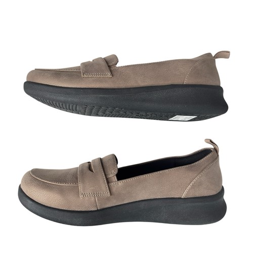 CLOUDSTEPPERS by Clarks Slip On Loafers Sillian 2.0 Hope Pewter Womens Shoe Sz 8 - Picture 13 of 16