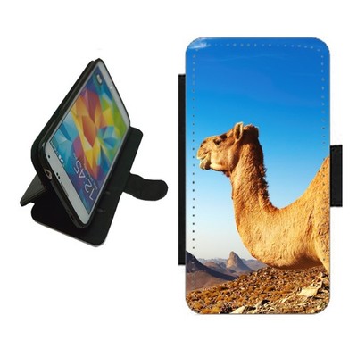 Camel Design Handyhülle Wallet für iPhone Samsung Flip Cover CAM4