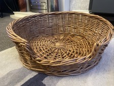 wicker Cane basket dog bed 50x46cm