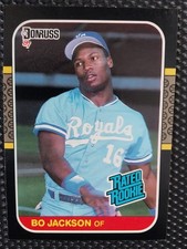 1987 Donruss #35 Bo Jackson Rated Rookie NM NICE CASE
