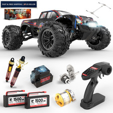 Hosim 1:10 Brushless RC Cars for Adults Boys, 60 KMH Remote 1:10, Black