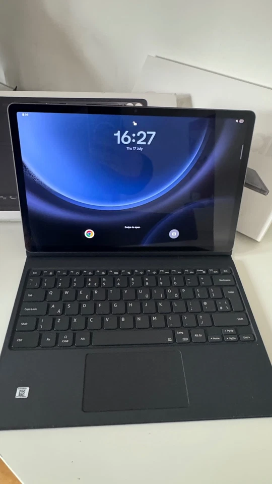 SAMSUNG Galaxy Tab S9 FE+ 12.4 Inch Tablet - 128 GB - Grey + keyboard, photo 3 of 5