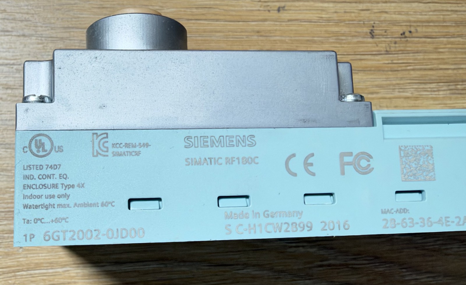 Siemens SIMATIC RF180C 6GT2002-0JD00 RFID Kommunikationsmodul PROFINET M12 2 – Bild 3