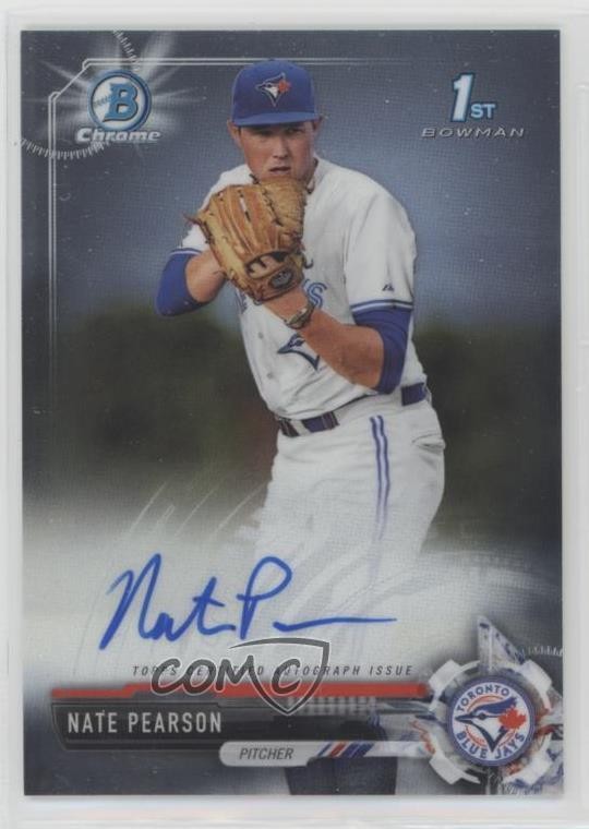 2017 Bowman Draft Chrome Draft Pick Auto Nate Pearson #CDA-NPE Auto nc6