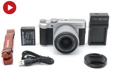  Top MINT Fujifilm X-A5 24.2MP Digital Camera silver XC 15-45mm Lens From JAPAN
