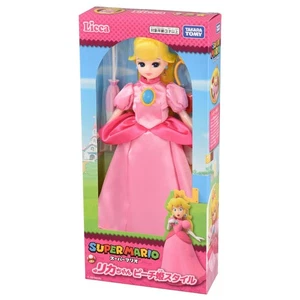 Takara Tomy Super Mario Licca-chan Princess Peach Style Doll Nintendo From Japan