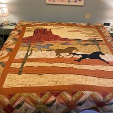 VTG RARE Donna Sharp 2004 Queen Southwest Pie...