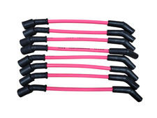 Tons Hot Pink 10mm Spark Plug Wires Chevy Gmc Ls Ls1 Lt Vortec 4.8 5.3 6.0 6.2