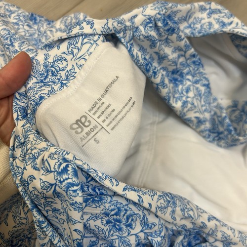 Albion The Savannah One Piece Floral Print Women’s Size Small Blue White - Picture 7 of 7