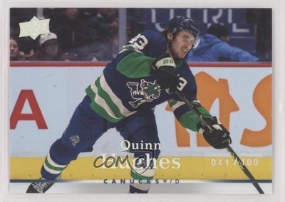 2022 Extended Series 2007-08 Upper Deck Retro Exclusive 41/100 Quinn Hughes 16uz