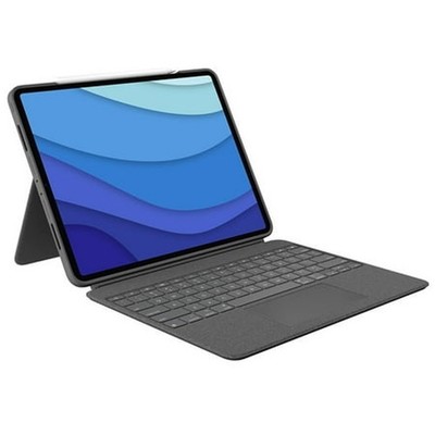 Logitech Combo Touch iPad Pro 12.9 Case Keyboard 5th/6th Gen Grey 920-011688