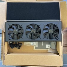 AIRPLATE S9, Quiet Cabinet Fan 18" for Home Theater AV Amplifier Media Cooling