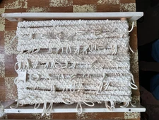 Vintage Curtain Drapery Trim Mansure Loop Cafe Gimp Off White 20 Yards See Info