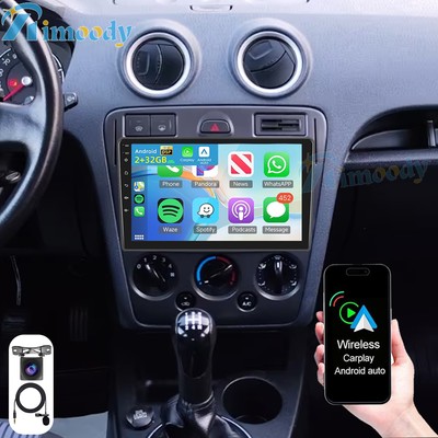 KAM+ Für Ford Fusion 2006-2012 2+32GB Android 15.0 Autoradio Navi GPS BT Carplay