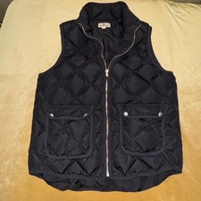 Woolrich Woman  s Quilted Puff Black Vest Size Large