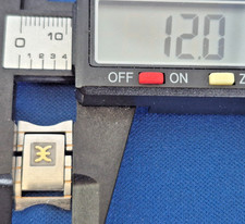 Ebel Ladies Watch Band Vintage Clasp Buckle 18K and Steel Authentic Genuine