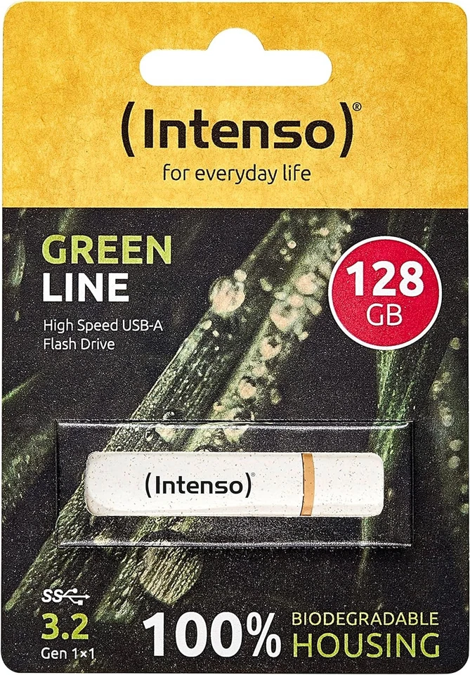Intenso USB 128GB GREEN LINE bebn 3.0 Interface USB 3.2 Gen 1 USB-A 128 GB - Image 2 of 4