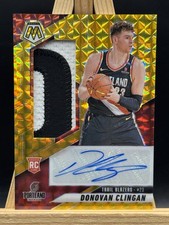 2024-25 Mosaic - RC Gold Mosaic RJA Donovan Clingan 02/10 Blazers