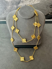 Flower necklace 925 silver gold plated 20 motifs Flower necklace