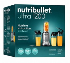 Nutribullet Ultra 1200W Personal Blender Smoothie Maker Silver BNIB 900ml