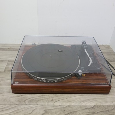 Rare Vintage MCS Modular Component Systems Model 6502 Belt Drive Turntable Wood