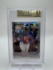 2025 Bowman Chrome National #TP-24 Sebastian Walcott Refractor Beckett 9.5 Gem 