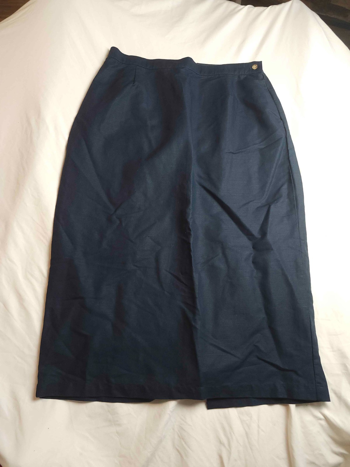 Vtg 90s Elisabeth Liz Claiborne Skirt 18 Coastal Grandma Minimalist Quiet Luxury