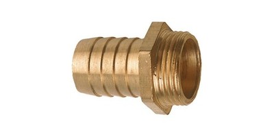 GEKA 1/3-Schlauchverschraubung plus Messing Schlauchgröße 19 mm Außengewinde ...