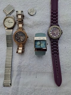 Lot Of Mixed Watches Geneva Sharp Xanadu Fossil not Tested
