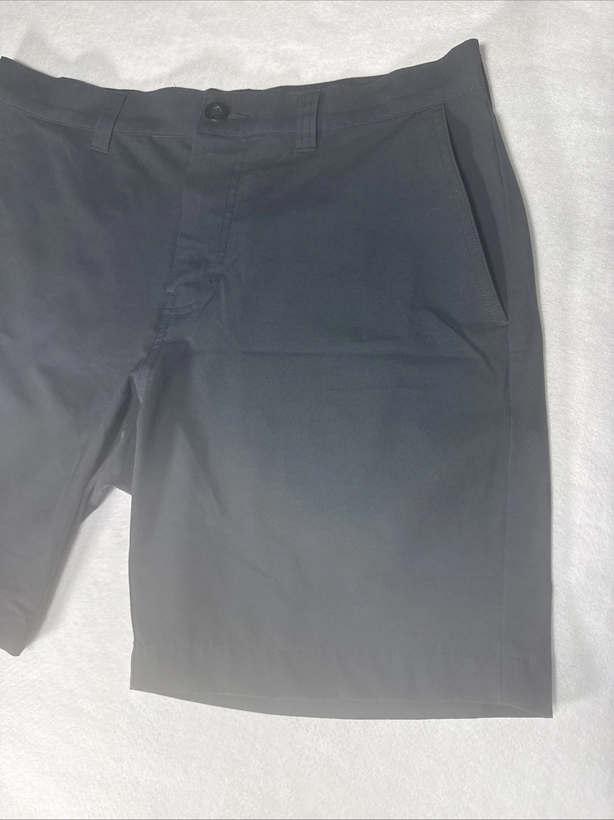 Travis Mathew Shorts Mens 34 Black Performance Golf Stretch Casual