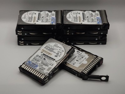 Lot of 10x HPE 300GB 10K 2.5'' SAS HDD HARD DRIVE w/trays