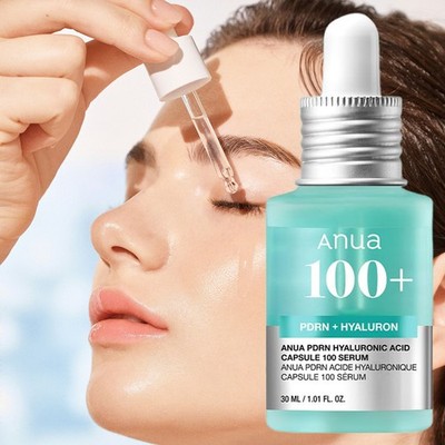 Anua PDRN Hyaluronic Acid 100 Capsule Radiant Hydrating Anti Aging Face Serum