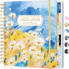 2026 Planner Weekly Monthly 13 Month Hardcover Planner Women W/ Pockets Large