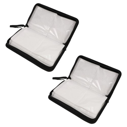 2 Pcs Pacchetto CD Per Auto Mancare Viaggiare Custodie Portafogli Dvd Alla Moda - Afbeelding 3 van 12