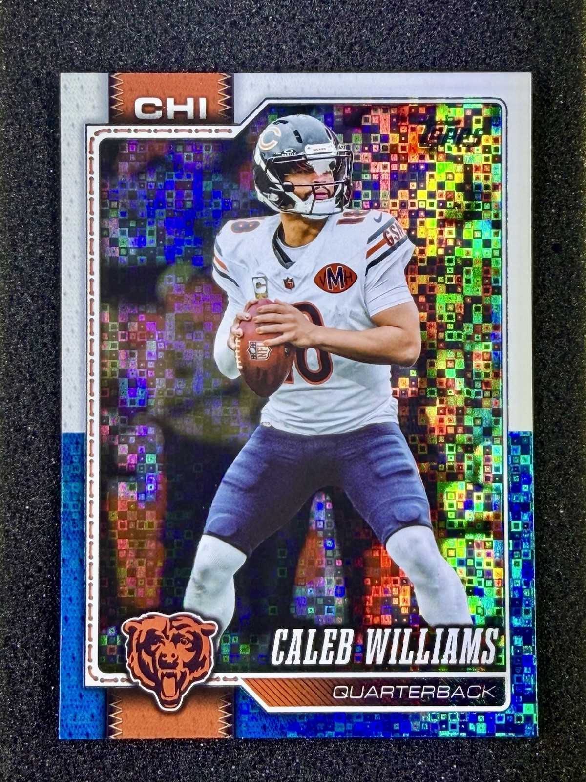 2026 Topps Flagship Caleb Williams #35 Blue White Walmart Exclusive SP Bears