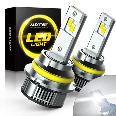 #ad Pair 9007 HB5 LED Headlight Super Bright Bulbs Kit HIGH LOW Beam 6500K White $52.99