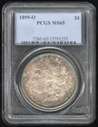 US Coin 1899-O $1 Morgan Silver Dollar PCGS MS65 NO RESERVE!