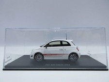 1/43 Spark Model Fiat Abarth 500 Dealer Official Mini Car White